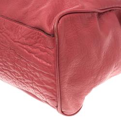 Mulberry Red Leather Oversized Alexa Satchel