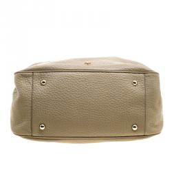 Pre Owned Mulberry Light Green Leather Evelina Hobo