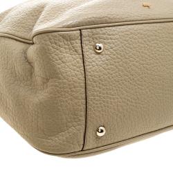 Pre Owned Mulberry Light Green Leather Evelina Hobo