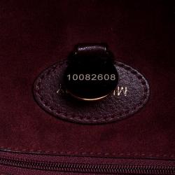 Pre Owned Mulberry Dark Burgundy Leather Tessie Tote