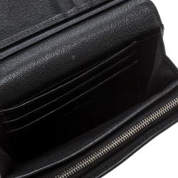 Mulberry Black Leather Small Continental Wallet
