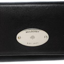 Mulberry Black Leather Small Continental Wallet