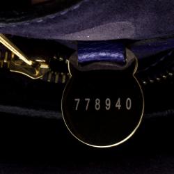 Pre Owned Mulberry Purple Leather Bayswater Satchel