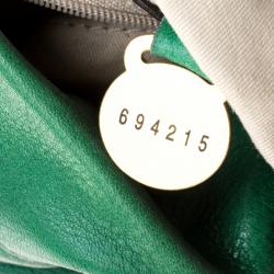 Mulberry Green Pebbled Leather Mitzy Hobo