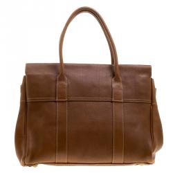 Pre Owned Mulberry Brown Leather Bayswater Satchel