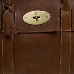 Pre Owned Mulberry Brown Leather Bayswater Satchel