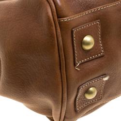 Pre Owned Mulberry Brown Leather Bayswater Satchel