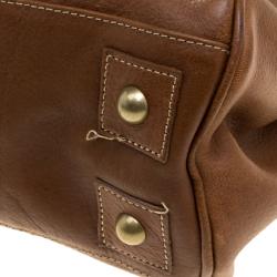 Pre Owned Mulberry Brown Leather Bayswater Satchel