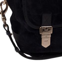 Pre Owned Mulberry Blue Suede Leather Tillie Tote