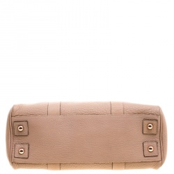 Pre Owned Mulberry Dusty Pink Grained Leather Bayswater Satchel