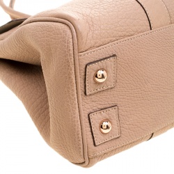 Pre Owned Mulberry Dusty Pink Grained Leather Bayswater Satchel