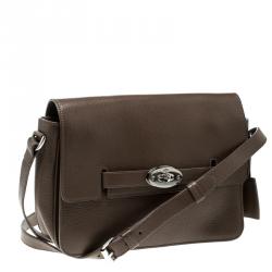 Pre Owned Mulberry Brown Leather Bayswater Shoulder Bag 