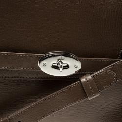 Pre Owned Mulberry Brown Leather Bayswater Shoulder Bag 