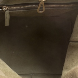 Pre Owned Mulberry Sage Green Leather Small Kite Bag