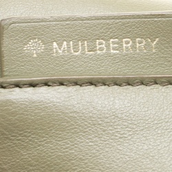 Pre Owned Mulberry Sage Green Leather Small Kite Bag