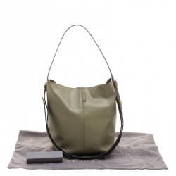 Pre Owned Mulberry Sage Green Leather Small Kite Bag