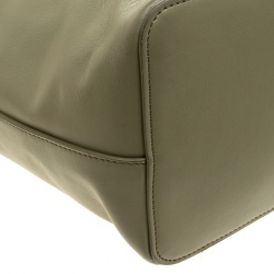 Pre Owned Mulberry Sage Green Leather Small Kite Bag