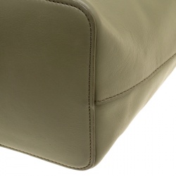 Pre Owned Mulberry Sage Green Leather Small Kite Bag