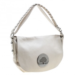 Pre Owned Mulberry Cream Leather Daria Hobo