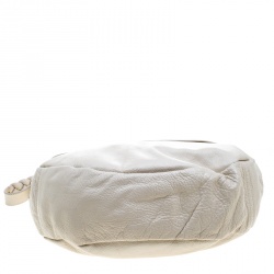 Pre Owned Mulberry Cream Leather Daria Hobo