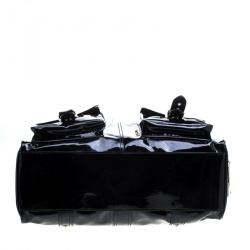 Mulberry Black Patent Leather Roxanne Tote