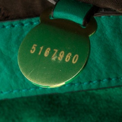 Mulberry Green Leather Oversized Alexa Satchel