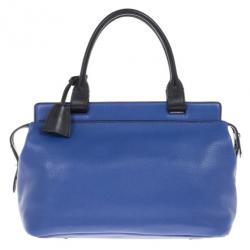 Pre Owned Mulberry Blue Leather Blenheim Shoulder Bag