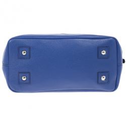 Pre Owned Mulberry Blue Leather Blenheim Shoulder Bag