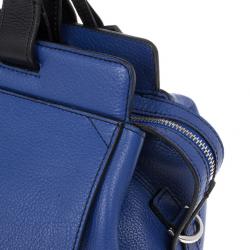 Pre Owned Mulberry Blue Leather Blenheim Shoulder Bag