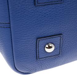Pre Owned Mulberry Blue Leather Blenheim Shoulder Bag