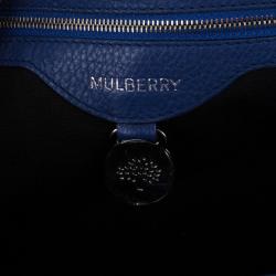 Pre Owned Mulberry Blue Leather Blenheim Shoulder Bag