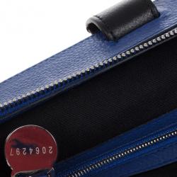 Pre Owned Mulberry Blue Leather Blenheim Shoulder Bag