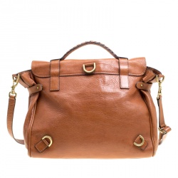 Pre Owned Mulberry Brown Leather Limited Edition London Olympics 1/12 Alexa Satchel