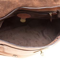 Pre Owned Mulberry Brown Leather Limited Edition London Olympics 1/12 Alexa Satchel