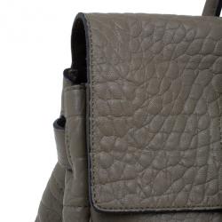 Pre Owned Mulberry Taupe Soft Croc Printed Bayswater Satchel