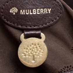Mulberry Brown Leather Oversized Alexa Satchel