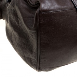 Mulberry Brown Leather Oversized Alexa Satchel