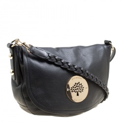 Pre Owned Mulberry Black Leather Daria Shoulder Bag