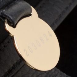 Pre Owned Mulberry Black Leather Daria Shoulder Bag