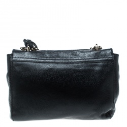 Pre Owned Mulberry Black Leather Lily Crossbody Bag