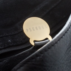 Pre Owned Mulberry Black Leather Lily Crossbody Bag