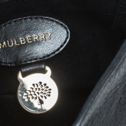 Pre Owned Mulberry Black Leather Lily Crossbody Bag