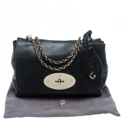 Pre Owned Mulberry Black Leather Lily Crossbody Bag