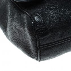 Pre Owned Mulberry Black Leather Lily Crossbody Bag