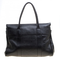 Pre Owned Mulberry Black Leather Bayswater Satchel