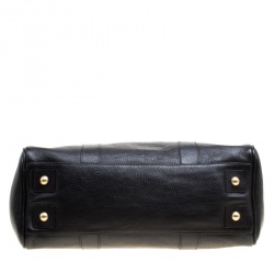 Pre Owned Mulberry Black Leather Bayswater Satchel