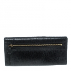 Mulberry Black Leather Continental Wallet