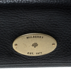 Mulberry Black Leather Continental Wallet
