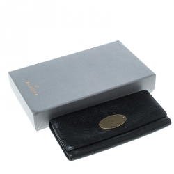 Mulberry Black Leather Continental Wallet