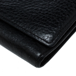 Mulberry Black Leather Continental Wallet